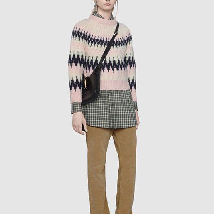 Gucci Gucci Jacquard Wool Sweater Size S Size US S / EU 44-46 / 1 - 9 Thumbnail
