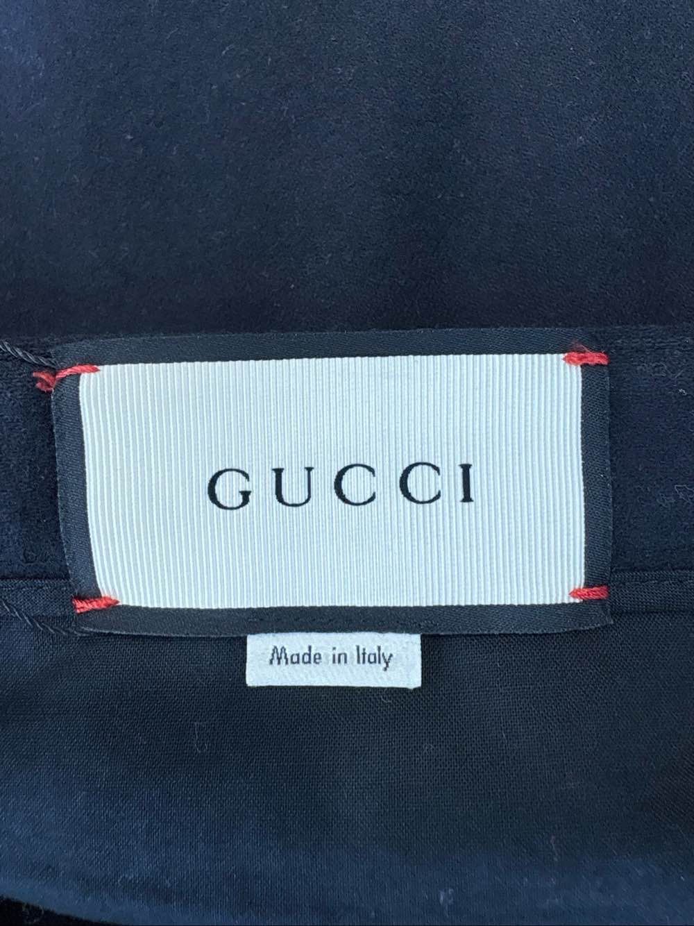 Gucci Gucci Bee Patch Wool Trousers Size 54 Size 44R - 3 Thumbnail