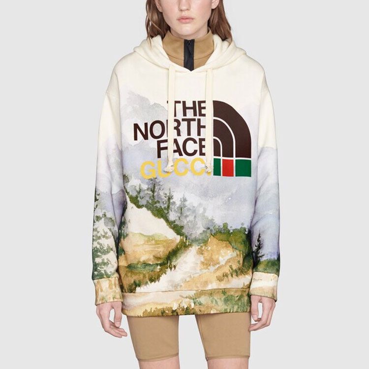 Gucci Gucci x The North Face Landscape Hoodie Size L Size L / US 10 / IT 46 - 7 Thumbnail