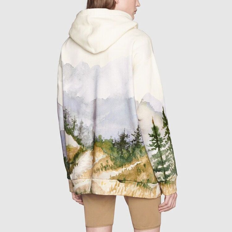 Gucci Gucci x The North Face Landscape Hoodie Size L Size L / US 10 / IT 46 - 8 Thumbnail