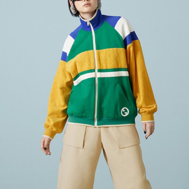 Gucci Gucci Colorblock Zip-up Sweatshirt Size M Size M / US 6-8 / IT 42-44 - 9 Thumbnail