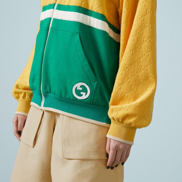 Gucci Gucci Colorblock Zip-up Sweatshirt Size M Size M / US 6-8 / IT 42-44 - 11 Thumbnail