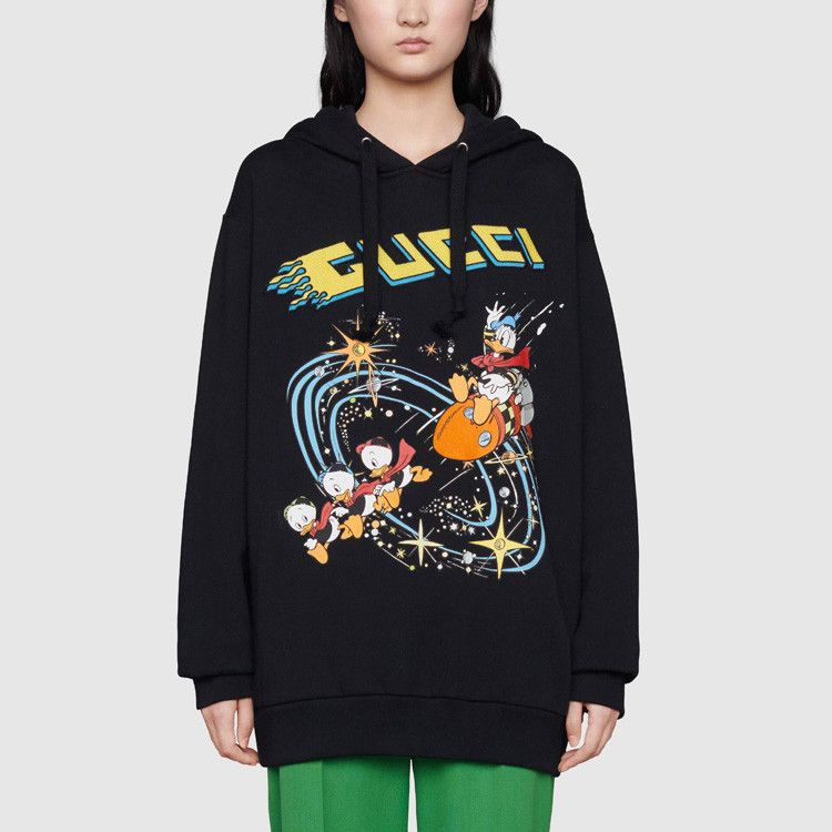 Gucci Gucci x Disney Donald Duck Hoodie Size L Size L / US 10 / IT 46 - 7 Thumbnail