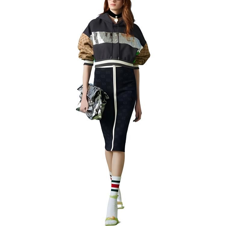 Gucci Gucci GG Monogram Panel Hoodie Size S Size S / US 4 / IT 40 - 7 Thumbnail