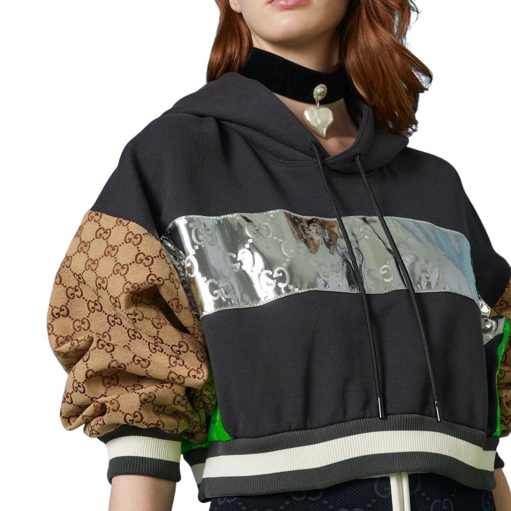Gucci Gucci GG Monogram Panel Hoodie Size S Size S / US 4 / IT 40 - 10 Thumbnail