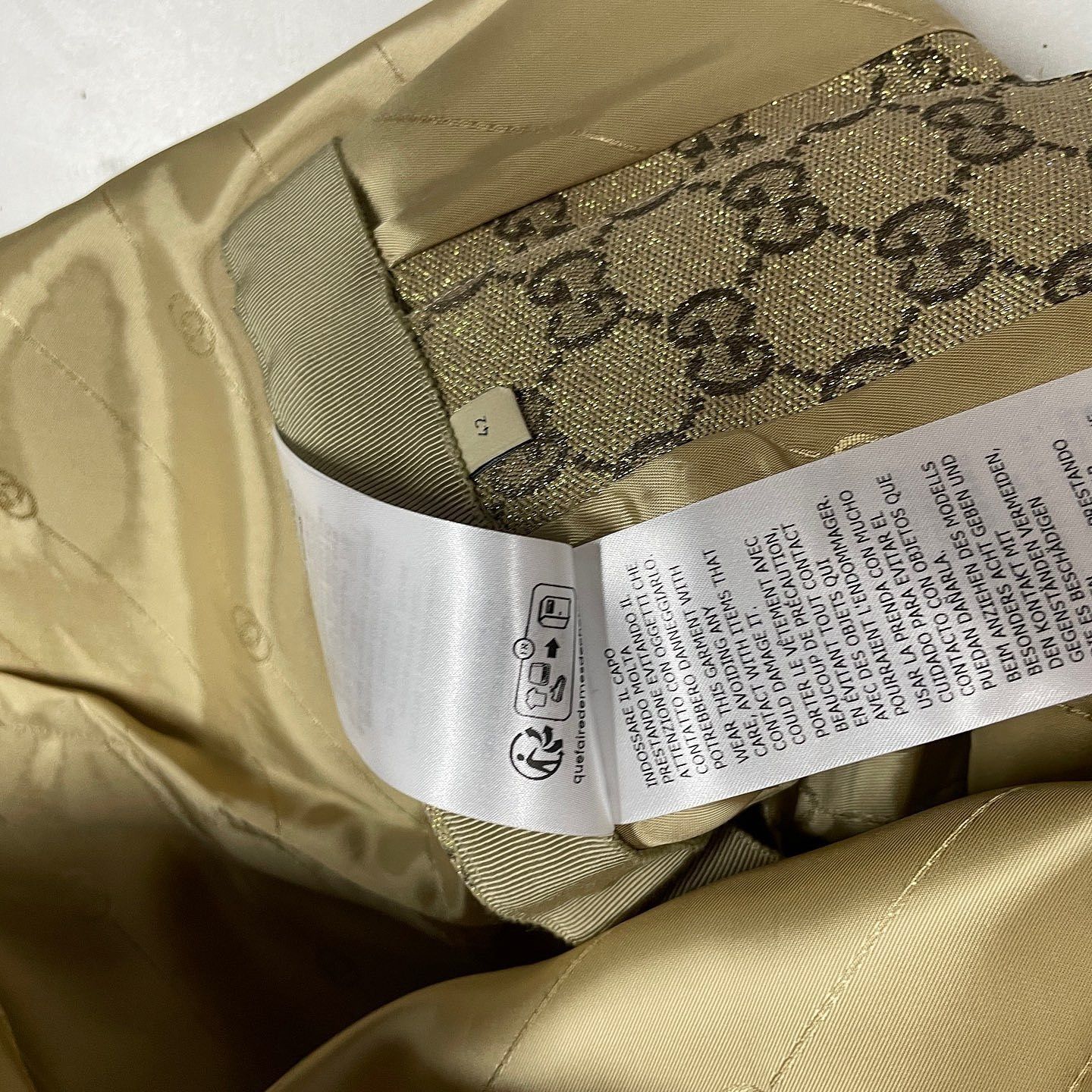 Gucci Gucci GG Monogram Mini Skirt Size IT 42 Size 28" / US 6 / IT 42 - 5 Thumbnail