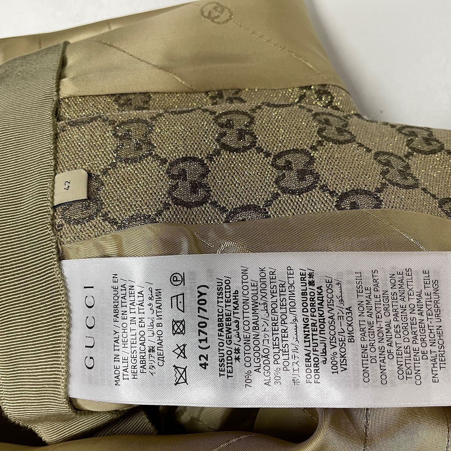 Gucci Gucci GG Monogram Mini Skirt Size IT 42 Size 28" / US 6 / IT 42 - 4 Thumbnail