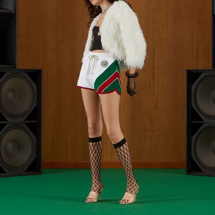 Gucci Gucci Web Stripe Knit Shorts Size XS Size 25" / US 0 / IT 36 - 7 Thumbnail