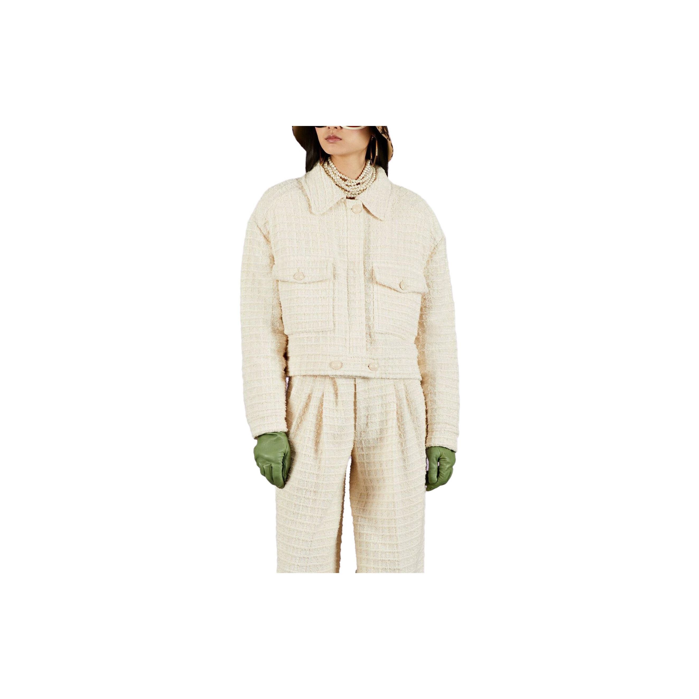 Gucci Gucci Ivory Tweed Jacket Size 40 Size S / US 4 / IT 40 - 8 Thumbnail