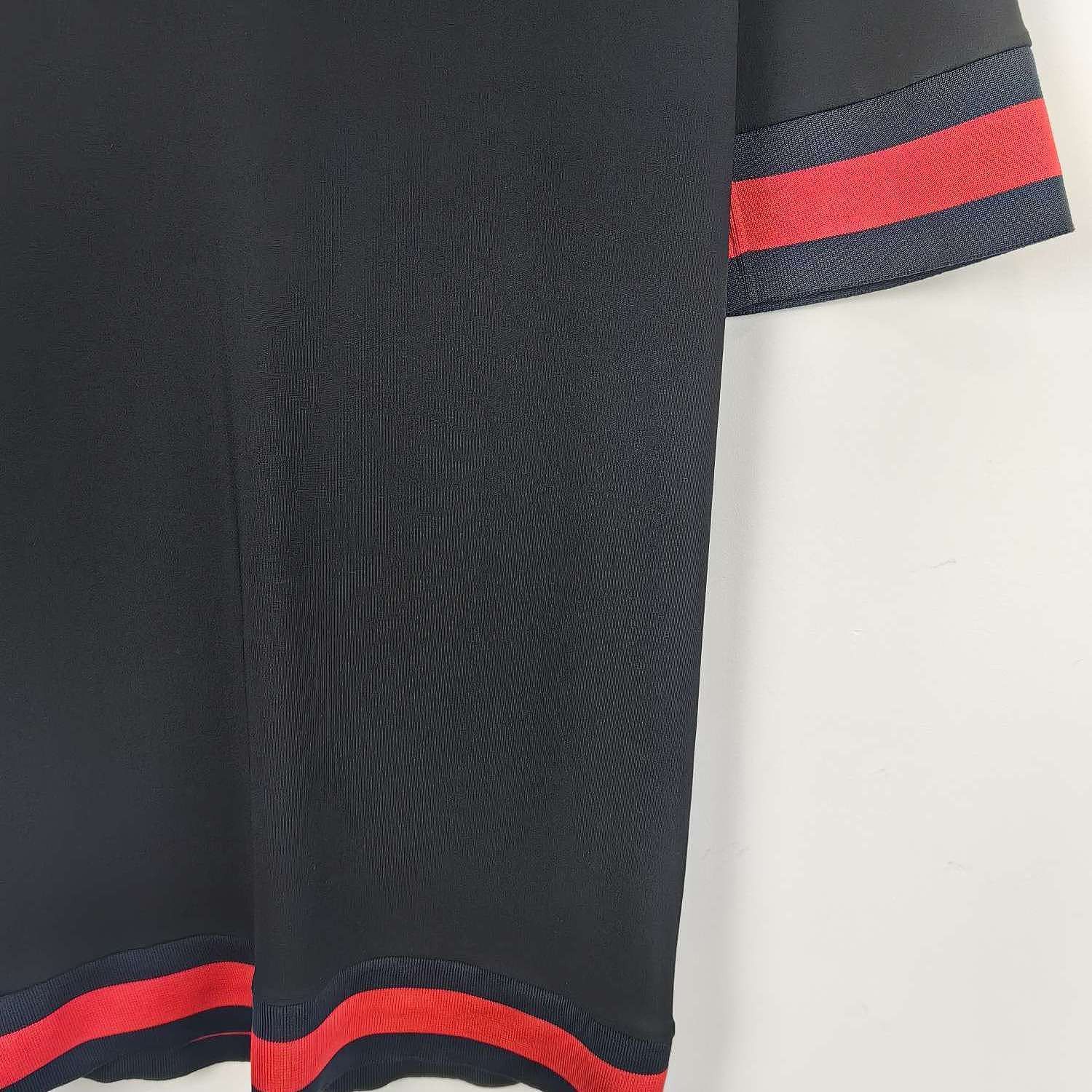 Gucci Gucci V-Neck Stripe Trim Dress Size 42 Size M / US 6-8 / IT 42-44 - 7 Thumbnail