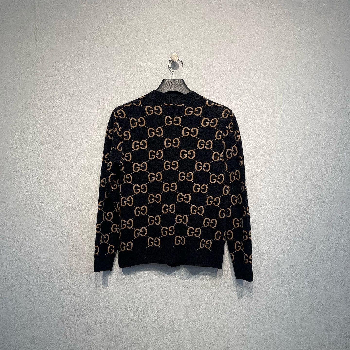 Gucci Gucci GG Logo Knit Cardigan Size M Size US M / EU 48-50 / 2 - 2 Thumbnail