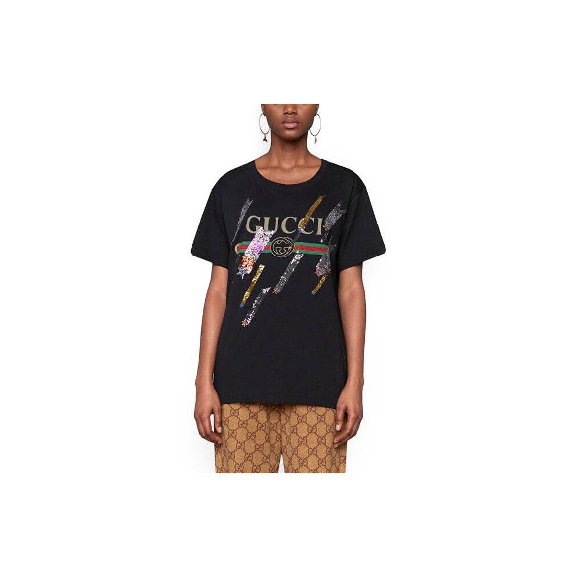 Gucci Gucci Sequin T-Shirt Size XS Size XS / US 0-2 / IT 36-38 - 7 Thumbnail