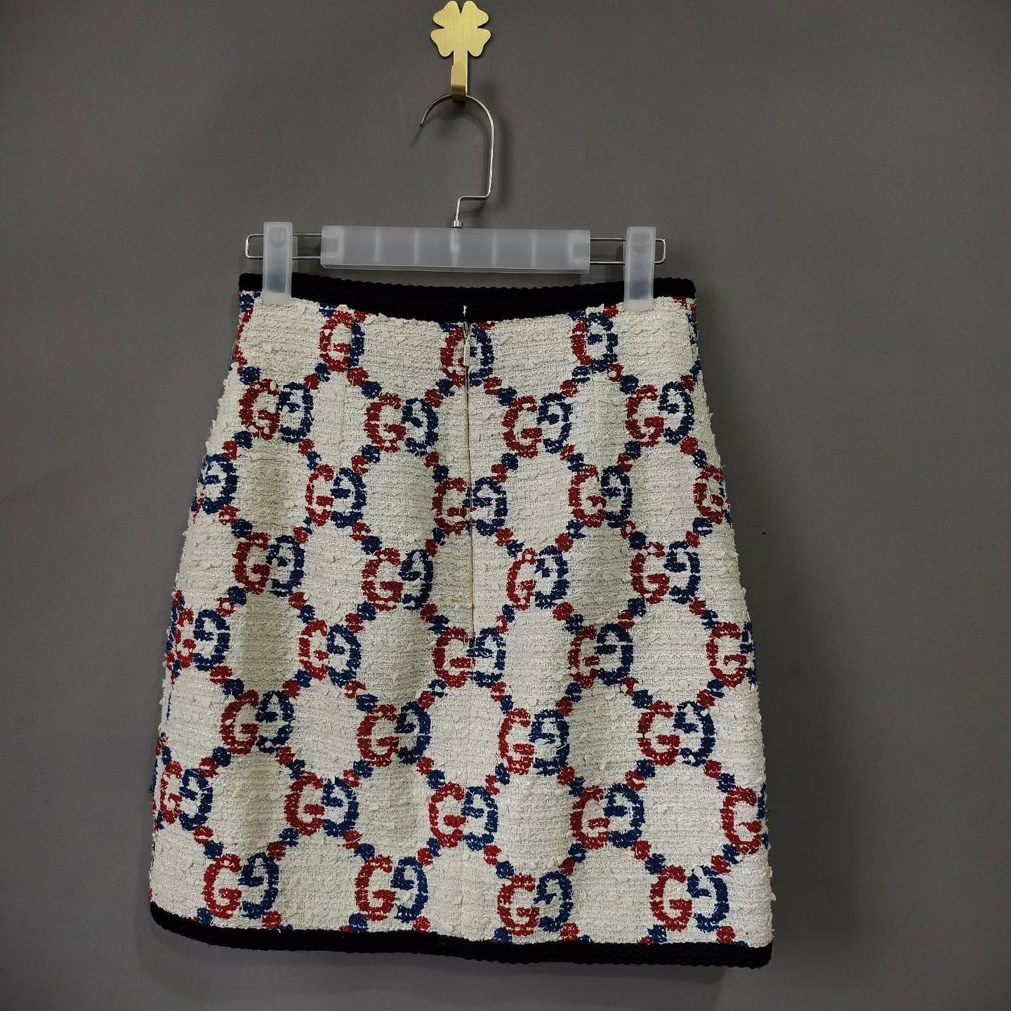 Gucci Gucci GG Monogram Tweed Mini Skirt Size 36 Size 25" / US 0 / IT 36 - 2 Thumbnail