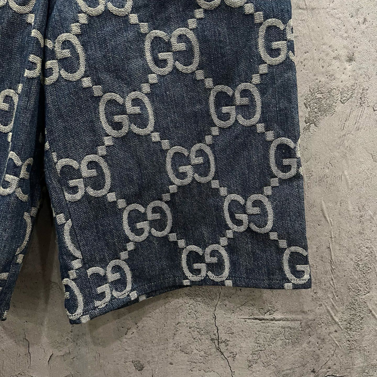 Gucci Gucci GG Monogram Denim Shorts Size 30 Size US 30 / EU 46 - 5 Thumbnail