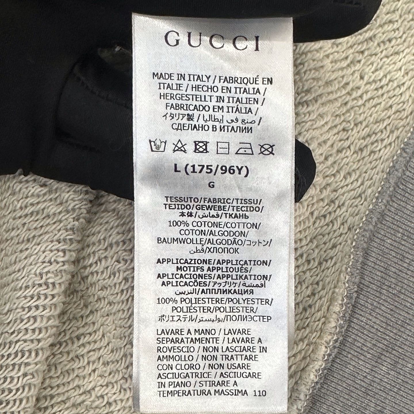 Gucci Gucci Logo Patch Hoodie Size L Size L / US 10 / IT 46 - 4 Thumbnail