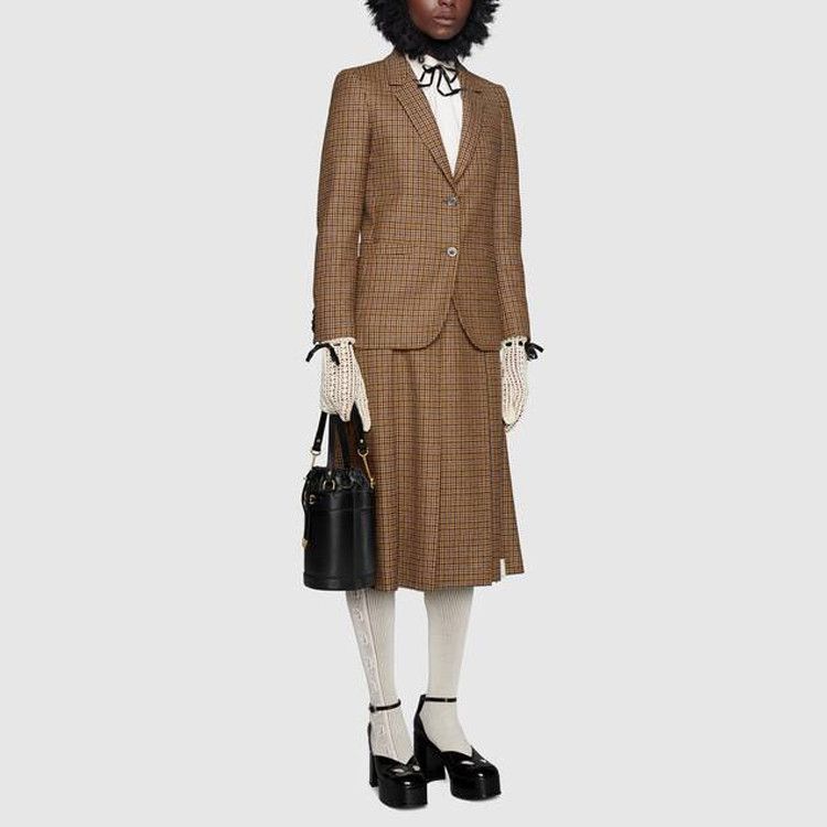 Gucci Gucci Houndstooth Wool Blazer Size 42 Size M / US 6-8 / IT 42-44 - 12 Thumbnail