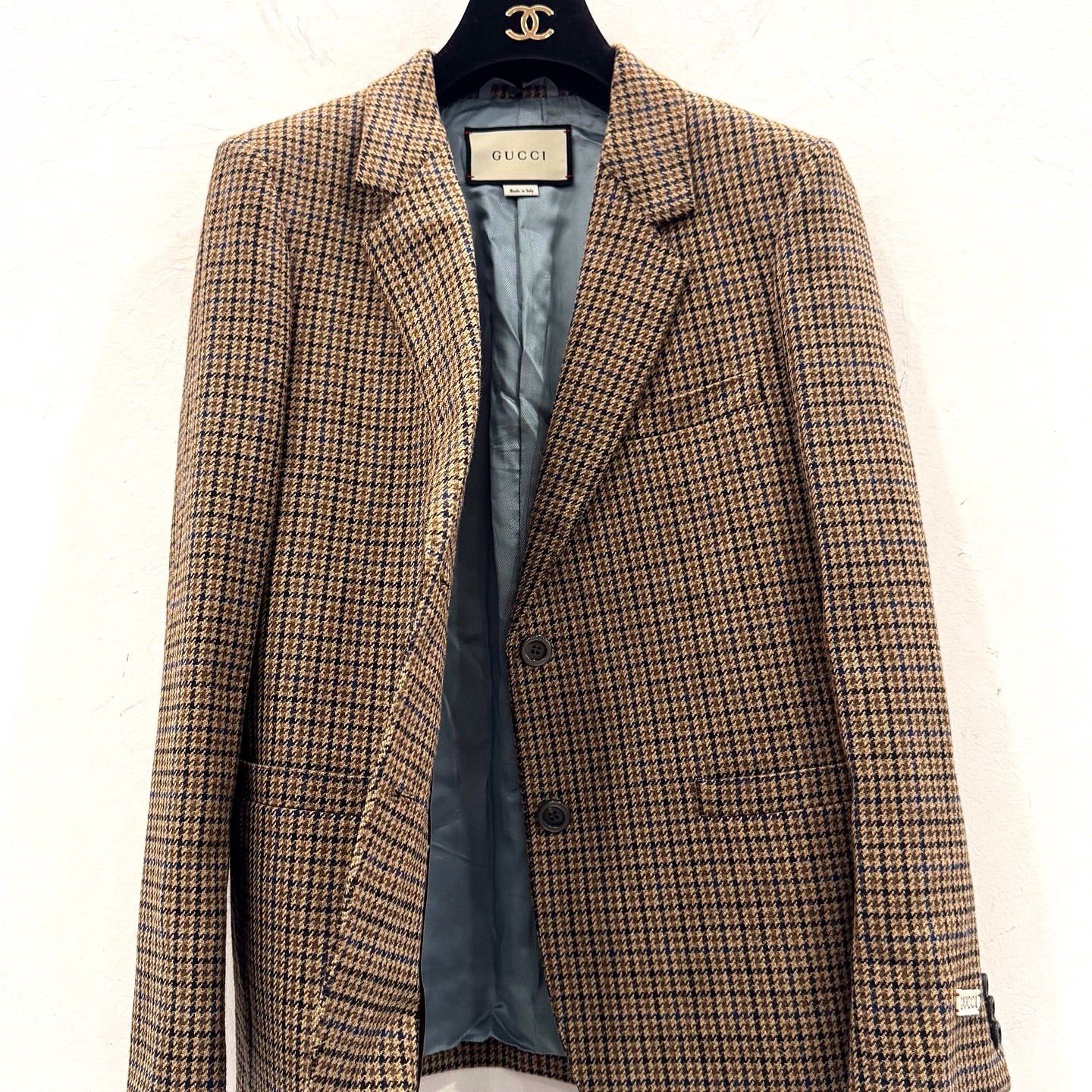 Gucci Gucci Houndstooth Wool Blazer Size 42 Size M / US 6-8 / IT 42-44 - 9 Thumbnail