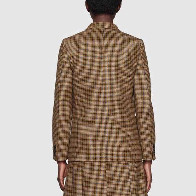 Gucci Gucci Houndstooth Wool Blazer Size 42 Size M / US 6-8 / IT 42-44 - 11 Thumbnail