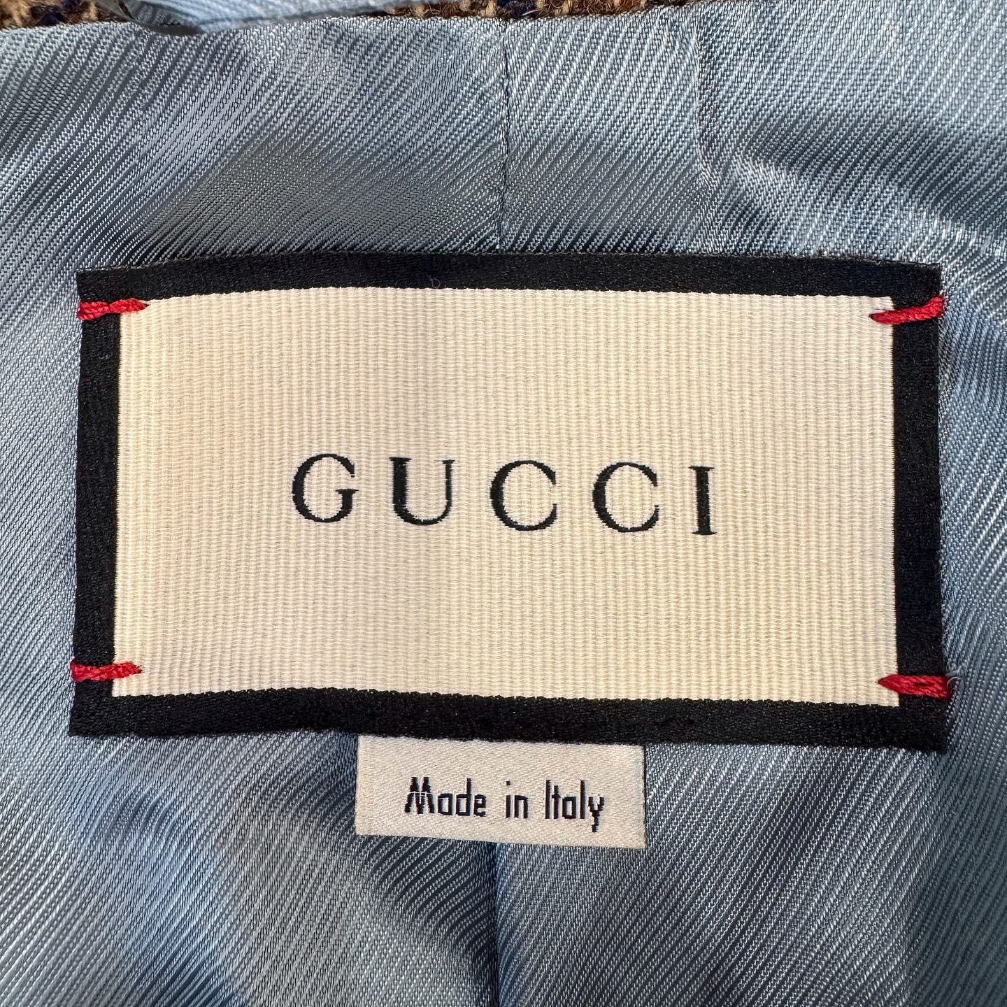 Gucci Gucci Houndstooth Wool Blazer Size 42 Size M / US 6-8 / IT 42-44 - 3 Thumbnail