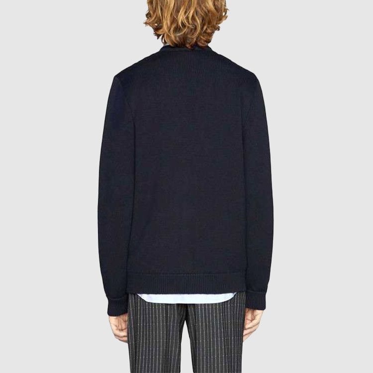 Gucci Gucci Anchor Logo Wool Cardigan Size M Size US M / EU 48-50 / 2 - 8 Thumbnail