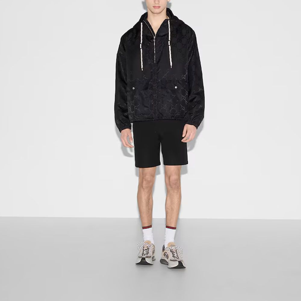 Gucci Gucci GG Monogram Hooded Jacket Size M Size US M / EU 48-50 / 2 - 7 Thumbnail
