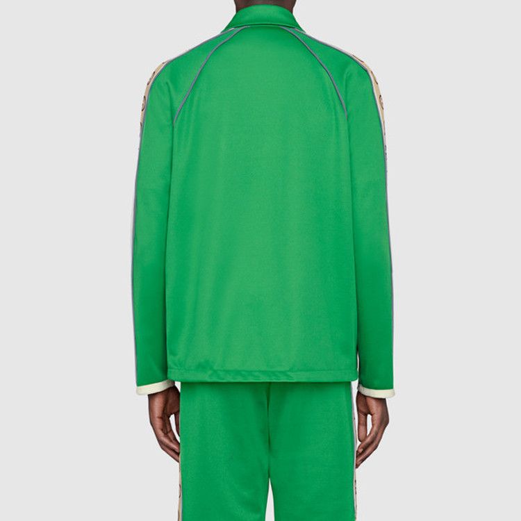 Gucci Gucci Logo Tape Track Jacket Size XL Size US XL / EU 56 / 4 - 7 Thumbnail