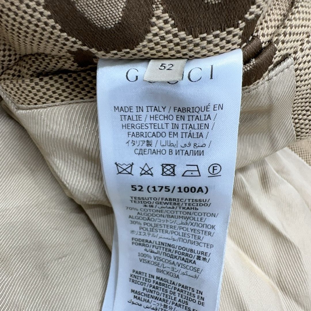Gucci Gucci GG Canvas Zip Jacket Size L Size US L / EU 52-54 / 3 - 4 Thumbnail