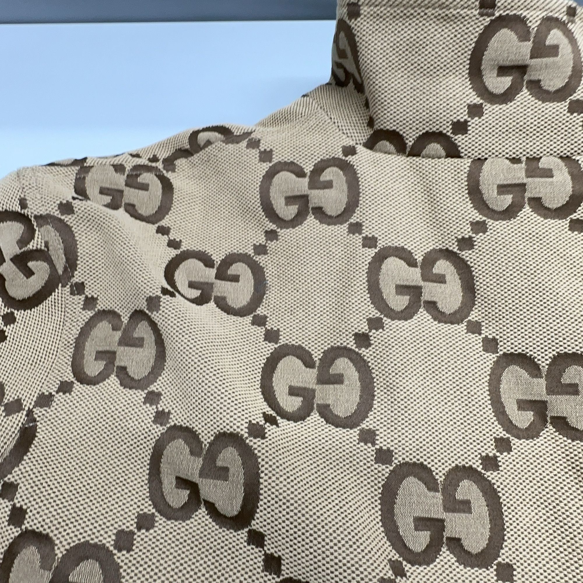 Gucci Gucci GG Canvas Zip Jacket Size L Size US L / EU 52-54 / 3 - 10 Thumbnail