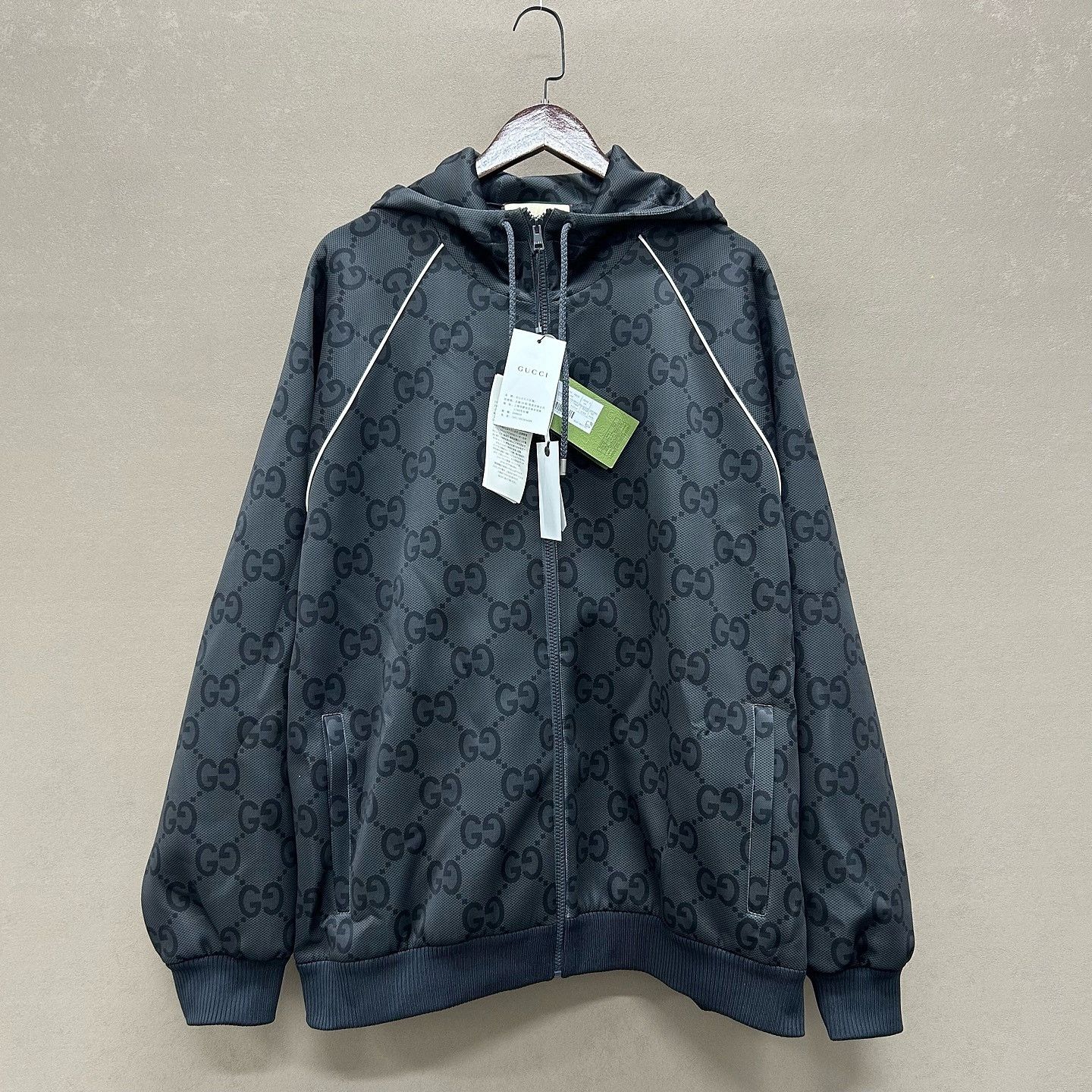 Gucci Gucci GG Monogram Zip Jacket Size XXL Size US XXL / EU 58 / 5 - 5 Thumbnail
