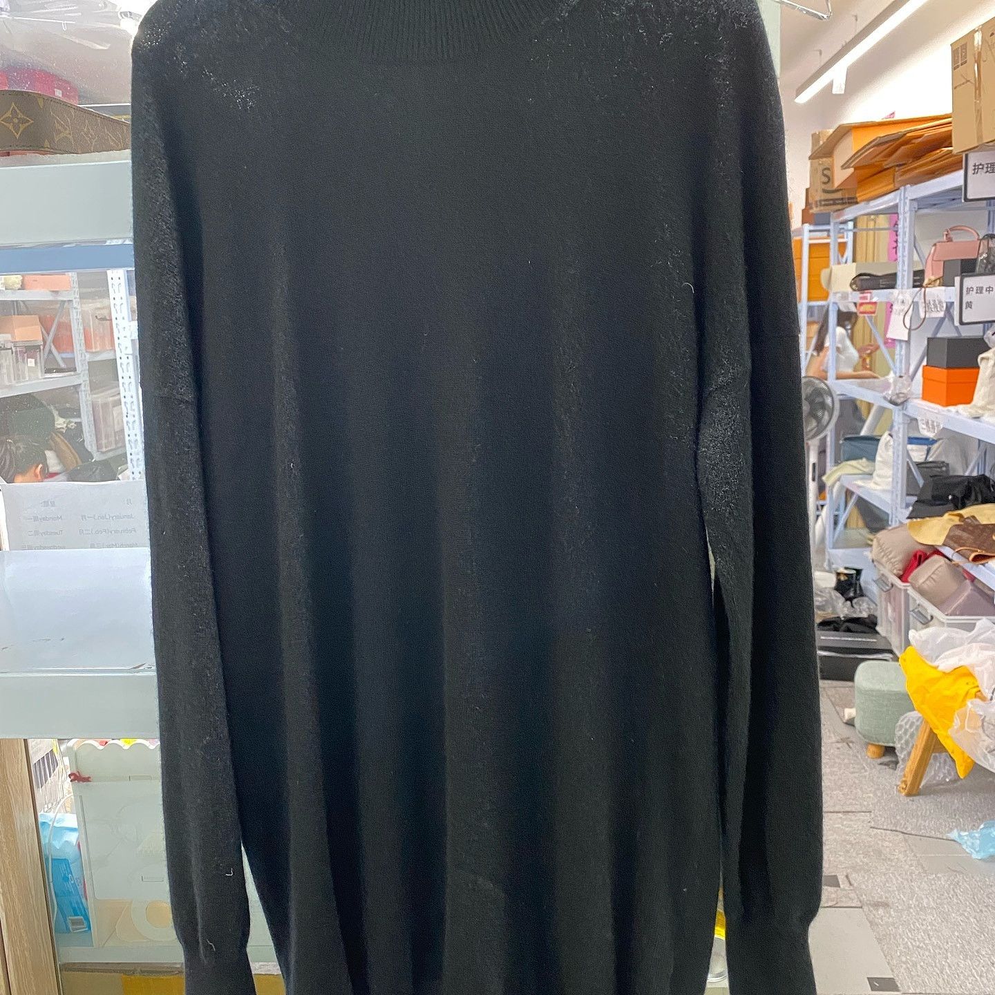Gucci GUCCI Black Cashmere Turtleneck Mini Dress Size M Size M / US 6-8 / IT 42-44 - 5 Thumbnail
