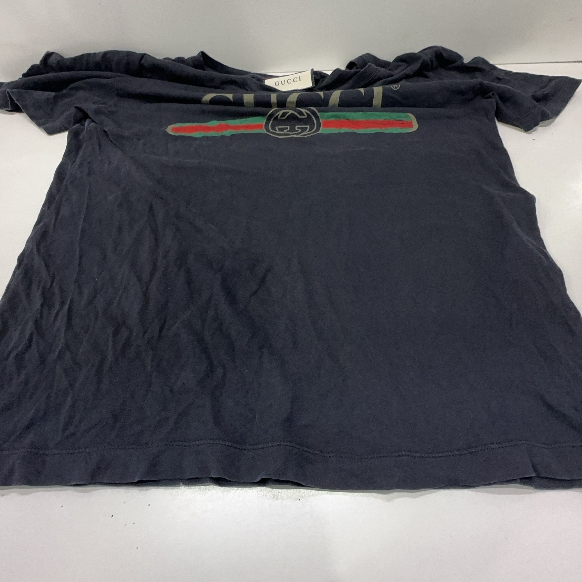 Gucci Gucci Logo Print T-Shirt Size M Size US M / EU 48-50 / 2 - 10 Thumbnail