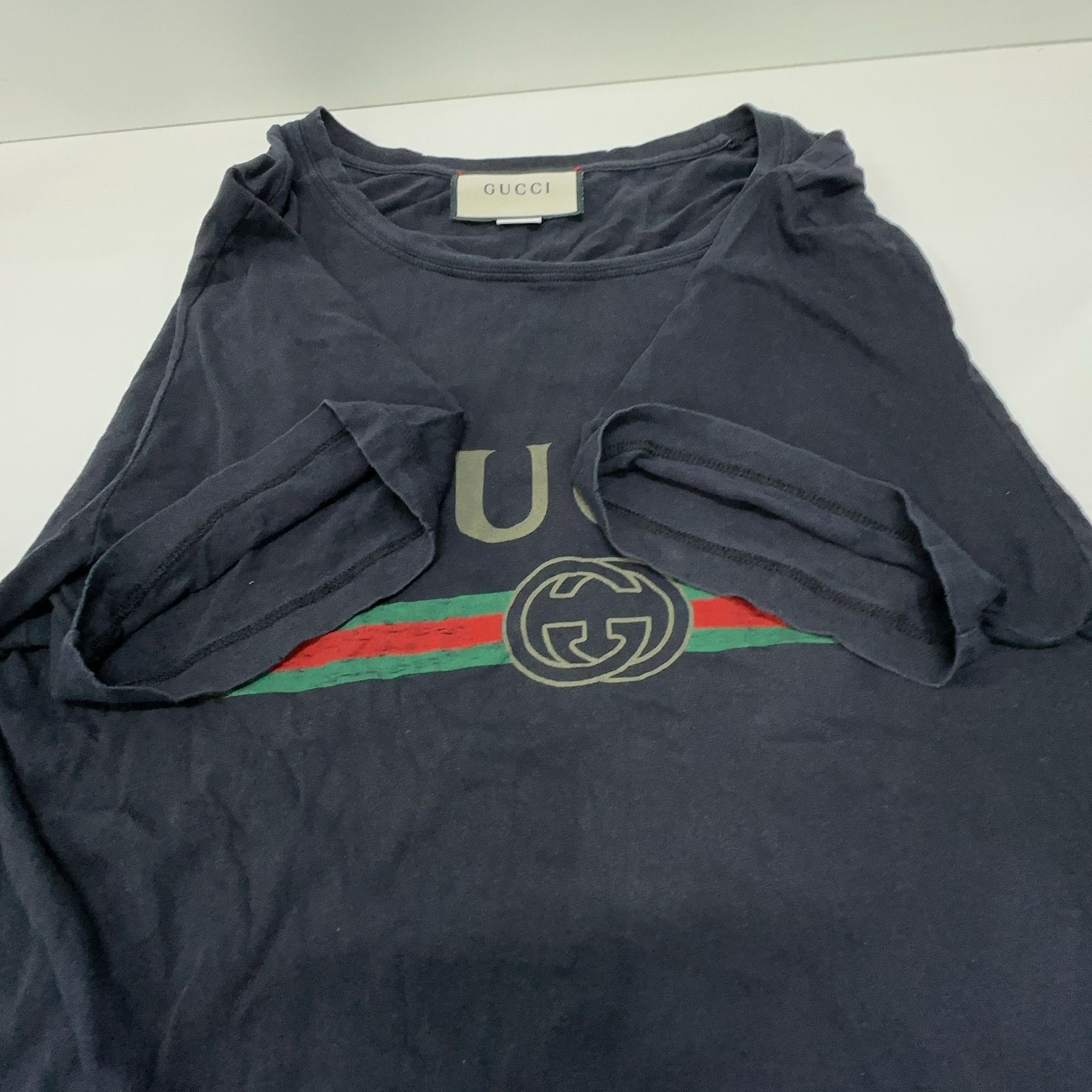 Gucci Gucci Logo Print T-Shirt Size M Size US M / EU 48-50 / 2 - 12 Thumbnail