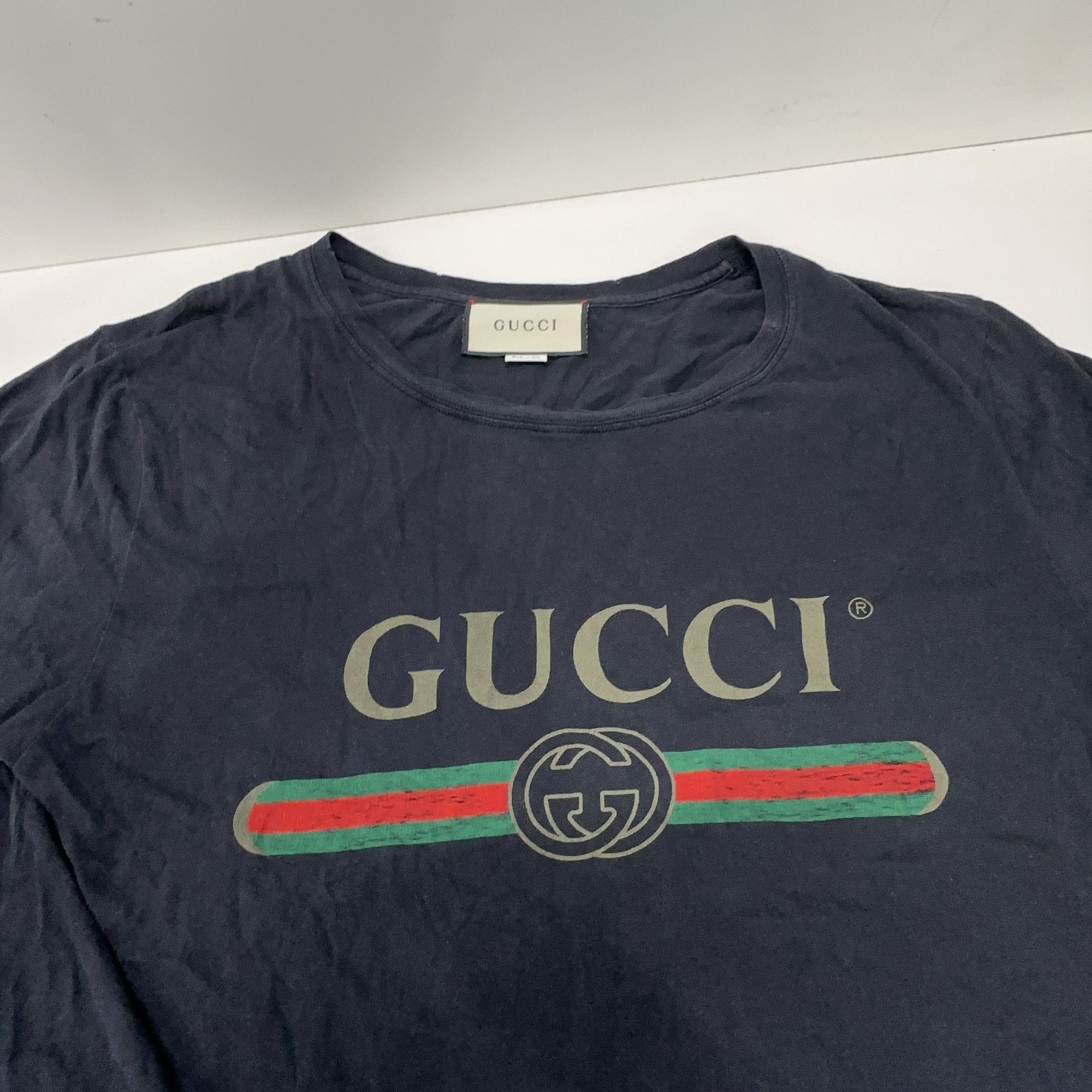Gucci Gucci Logo Print T-Shirt Size M Size US M / EU 48-50 / 2 - 9 Thumbnail