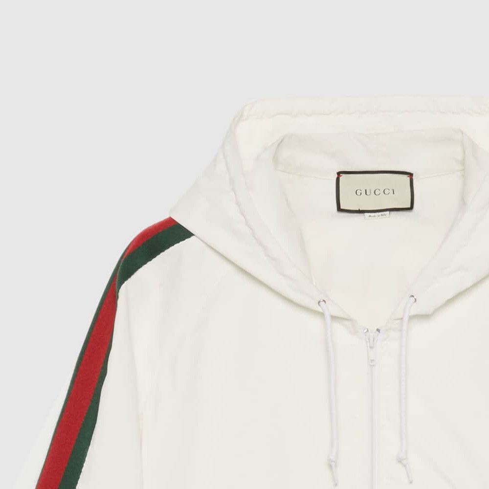 Gucci Gucci Web Stripe Half Zip Windbreaker Size 48 Size US M / EU 48-50 / 2 - 8 Thumbnail