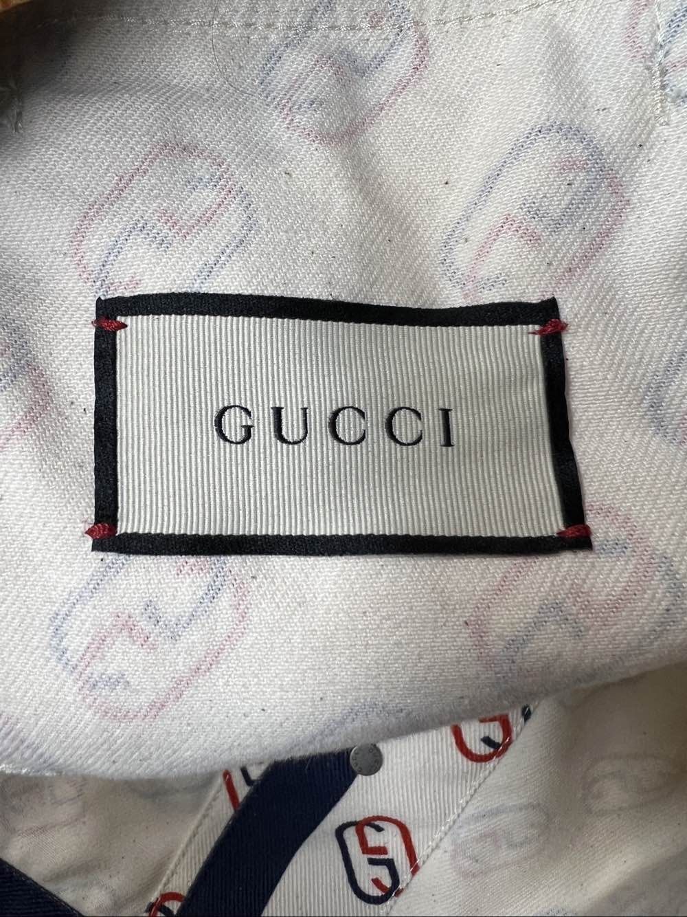 Gucci Gucci Logo Print Twill Jacket Size S Size US S / EU 44-46 / 1 - 3 Thumbnail