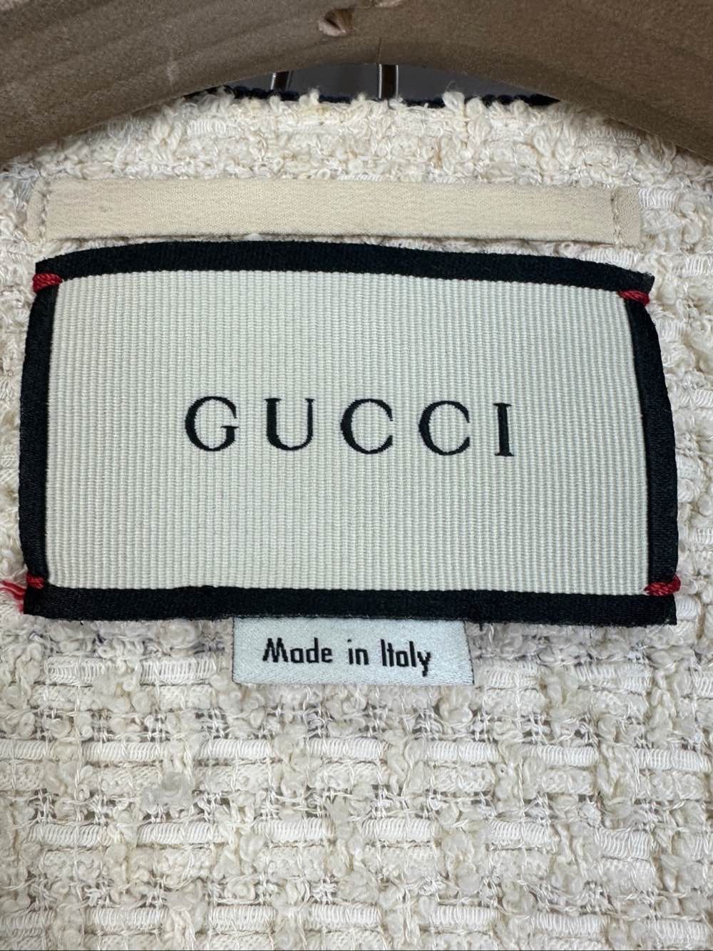 Gucci Gucci Web Trim Tweed Cardigan Size 38 Size XS / US 0-2 / IT 36-38 - 3 Thumbnail