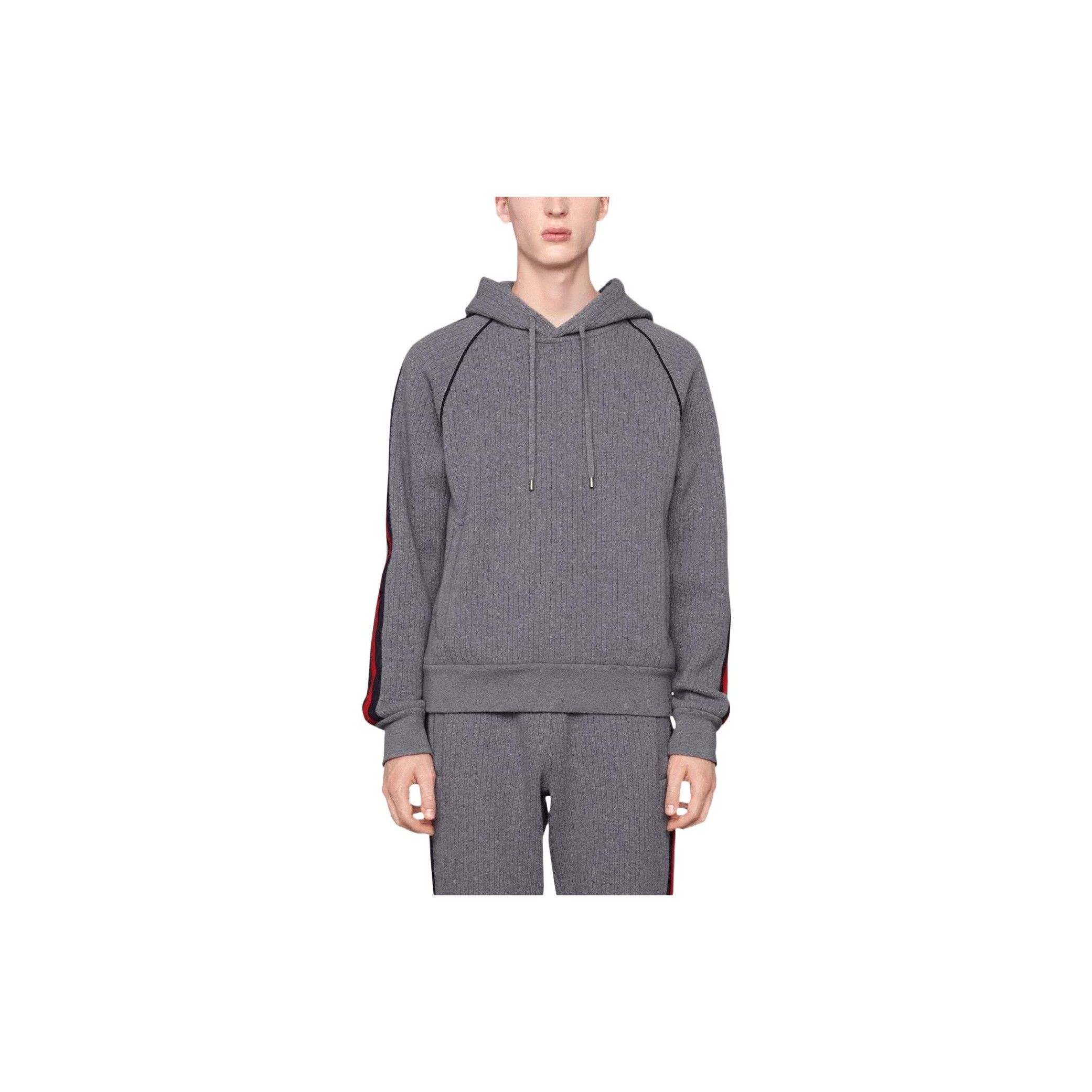Gucci Gucci Side Stripe Hoodie Size XXL Size US XXL / EU 58 / 5 - 6 Thumbnail