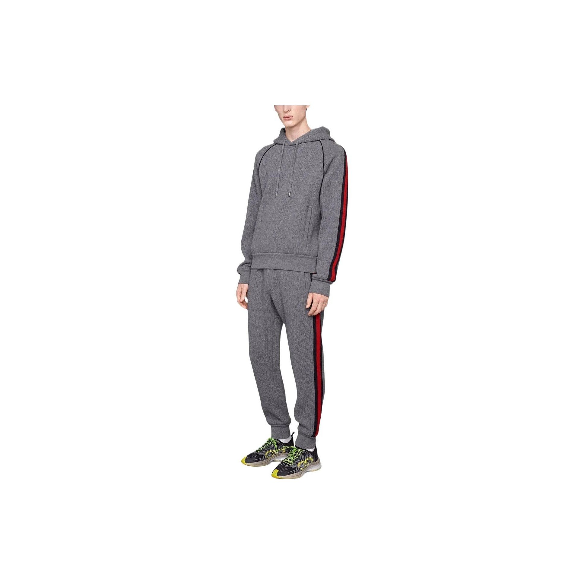 Gucci Gucci Side Stripe Hoodie Size XXL Size US XXL / EU 58 / 5 - 8 Thumbnail