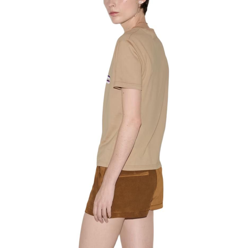 Gucci Gucci Logo Print T-Shirt Beige Size M Size M / US 6-8 / IT 42-44 - 8 Thumbnail