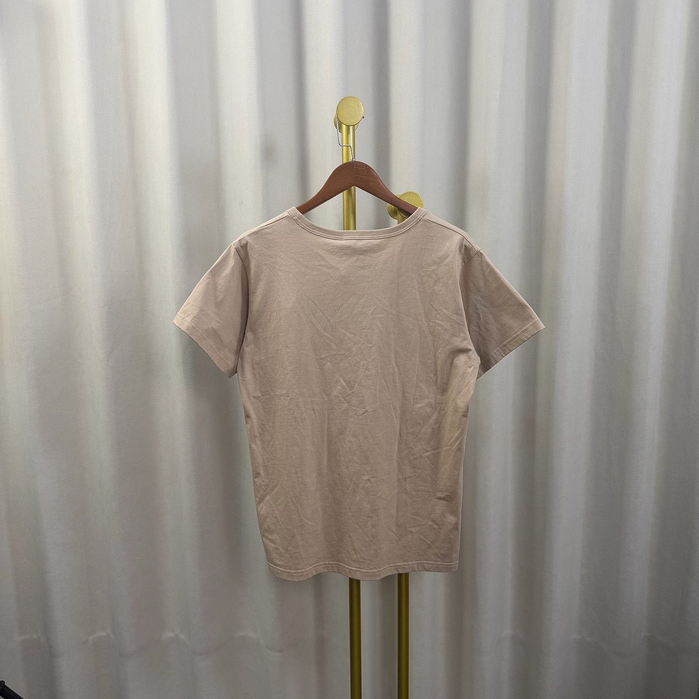 Gucci Gucci Logo Print T-Shirt Beige Size M Size M / US 6-8 / IT 42-44 - 2 Thumbnail