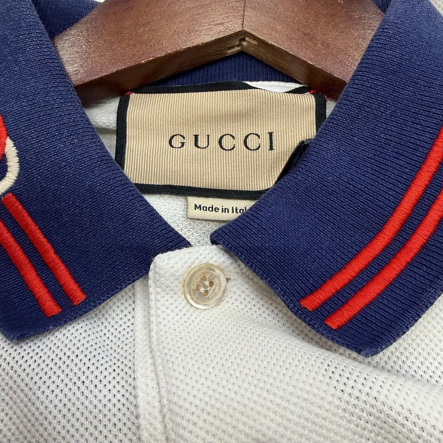 Gucci Gucci Logo Polo Shirt Size L Size US L / EU 52-54 / 3 - 3 Thumbnail