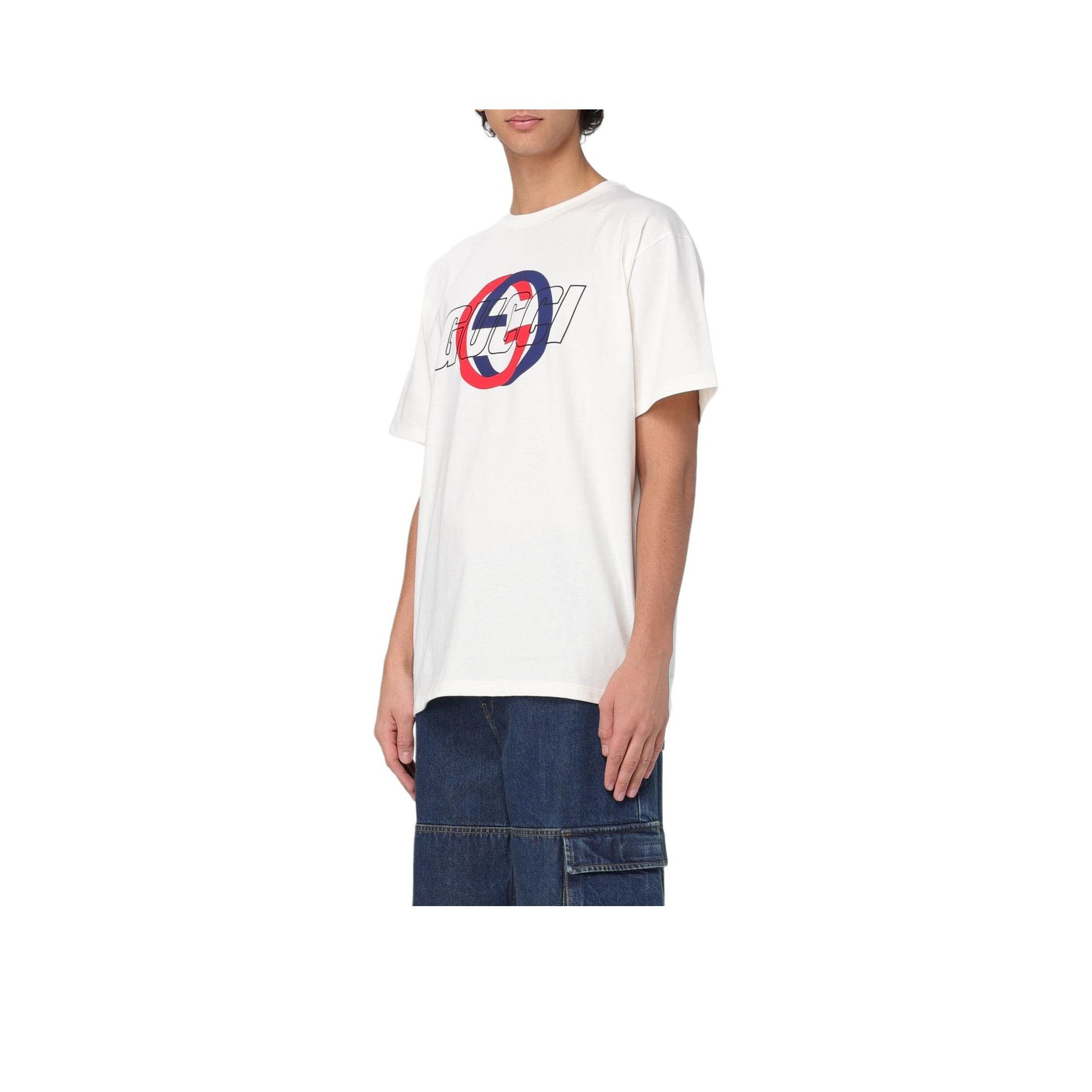 Gucci Gucci Interlocking G Logo T-Shirt Size L Size US L / EU 52-54 / 3 - 9 Thumbnail
