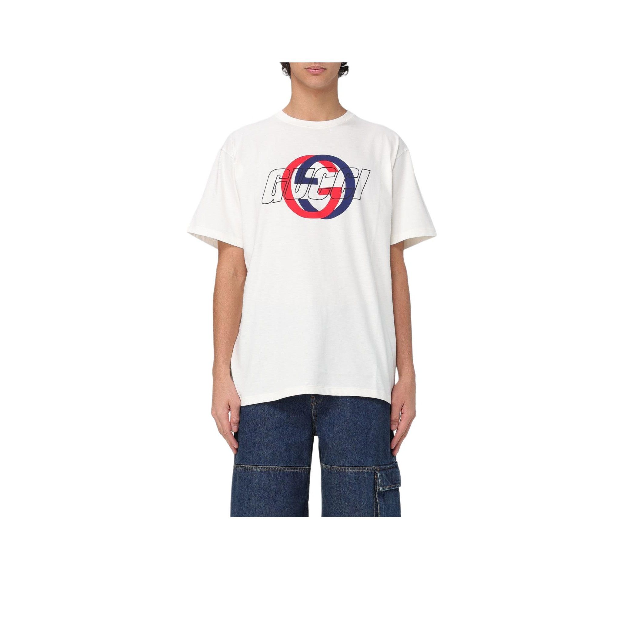 Gucci Gucci Interlocking G Logo T-Shirt Size L Size US L / EU 52-54 / 3 - 7 Thumbnail