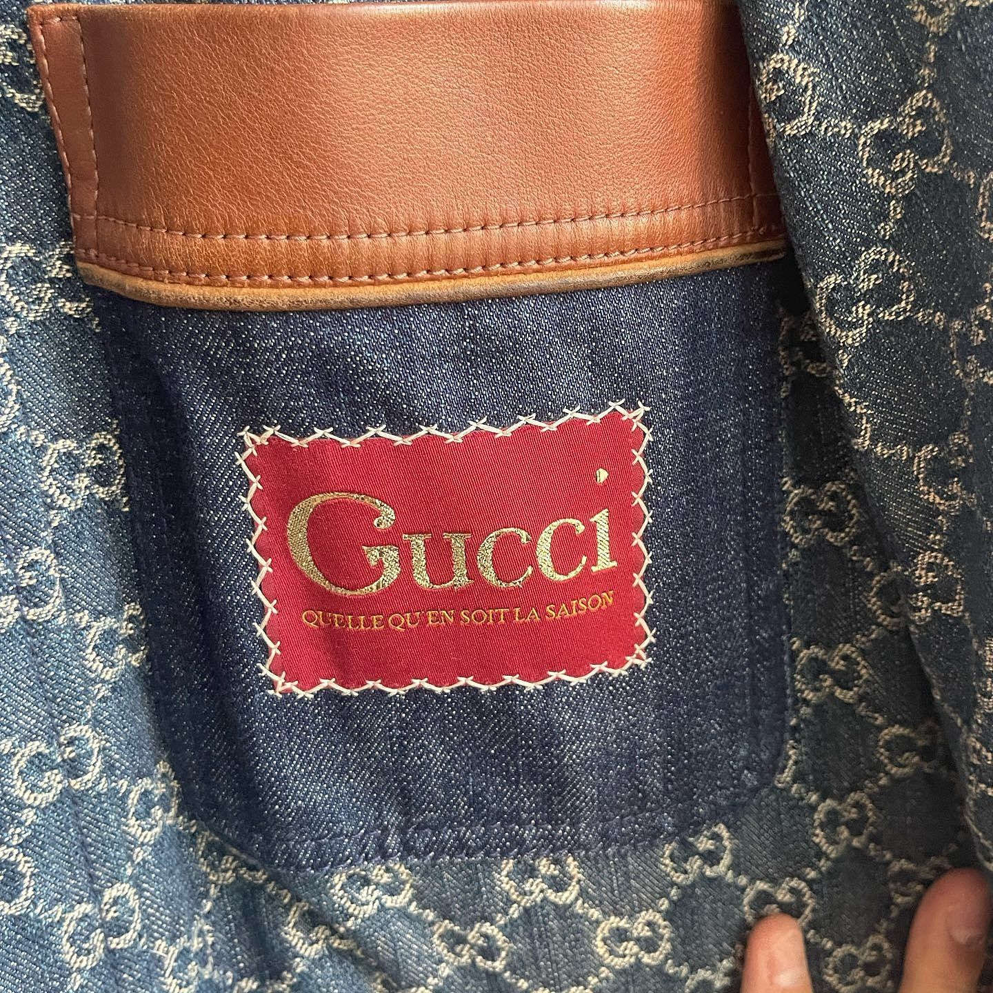 Gucci Gucci GG Denim Jacket Size US S Size US S / EU 44-46 / 1 - 7 Thumbnail