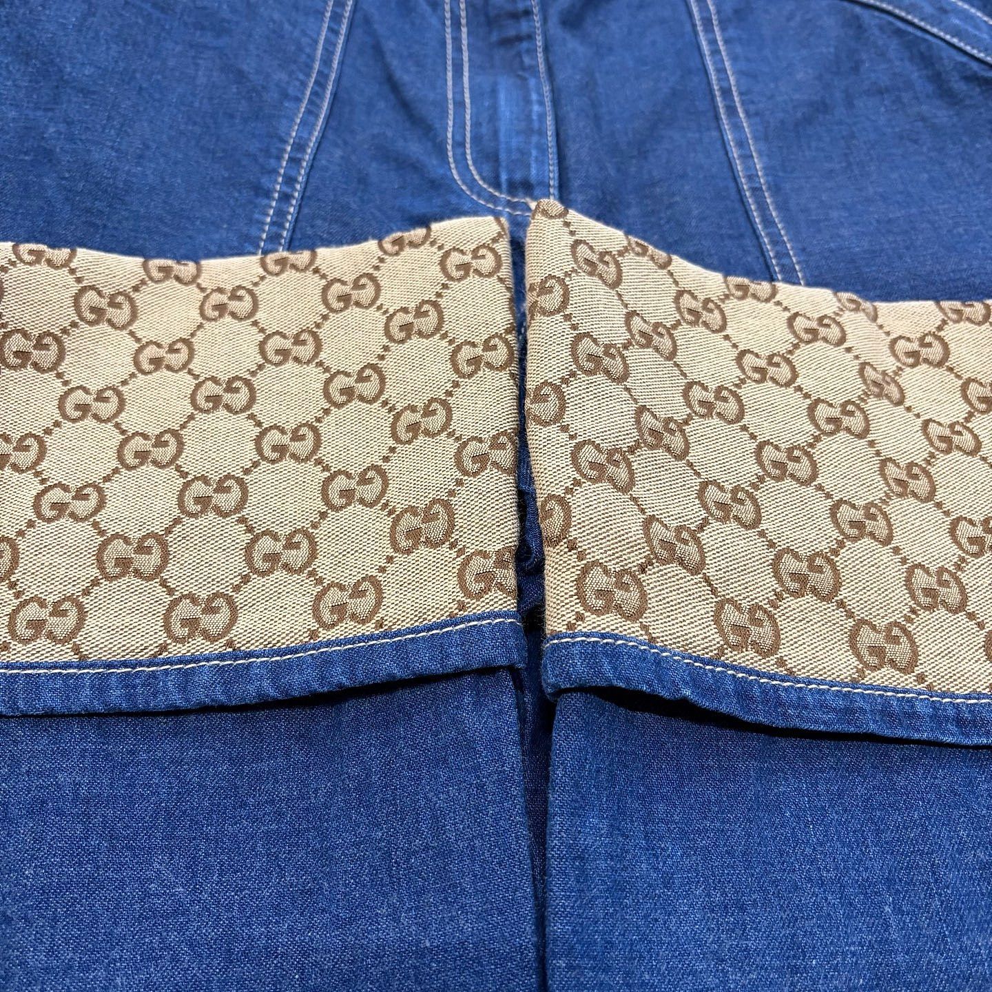 Gucci Gucci Monogram Cuff Jeans Size 25 Size 25" / US 0 / IT 36 - 5 Thumbnail