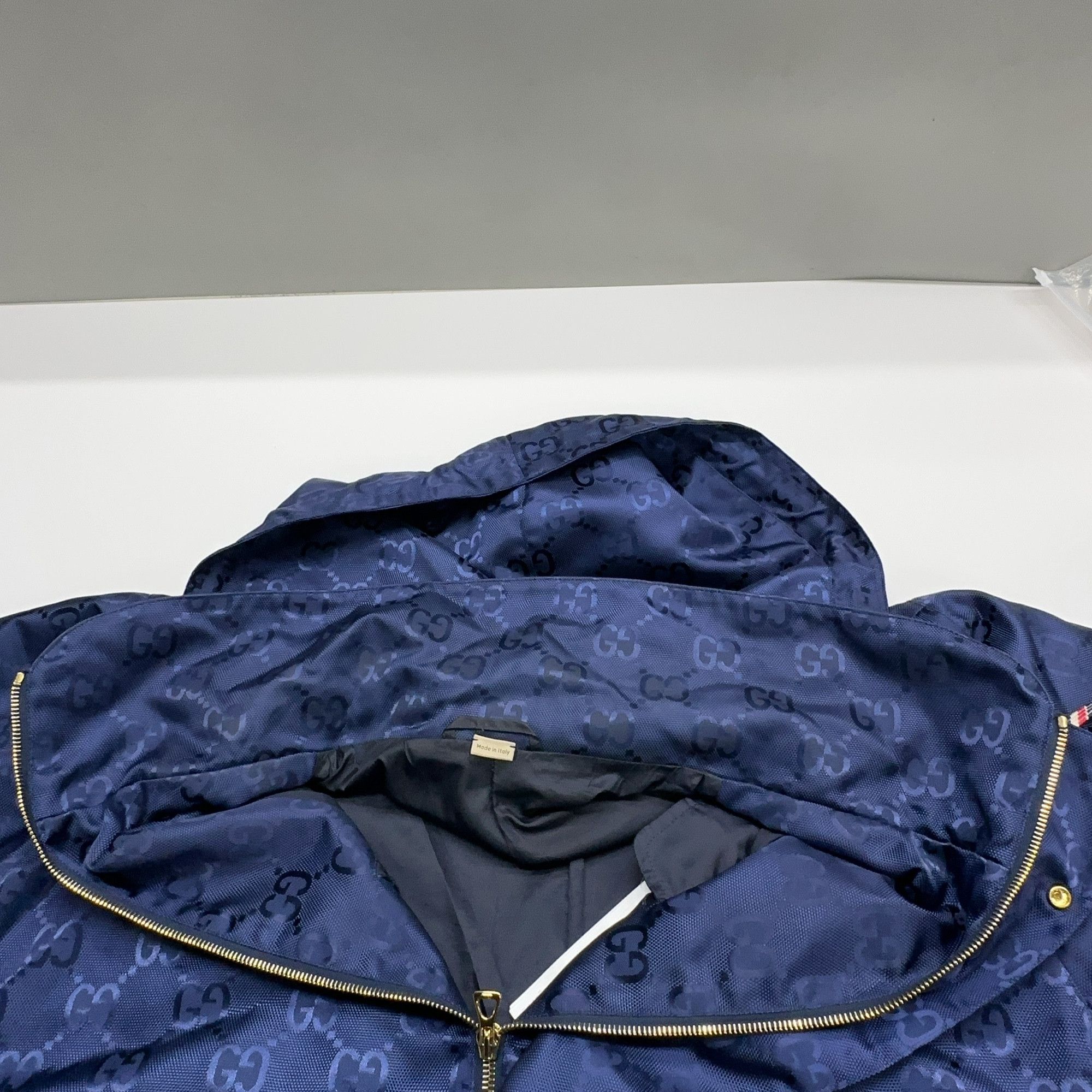Gucci Gucci Monogram Hooded Jacket Blue Size S Size US S / EU 44-46 / 1 - 6 Thumbnail