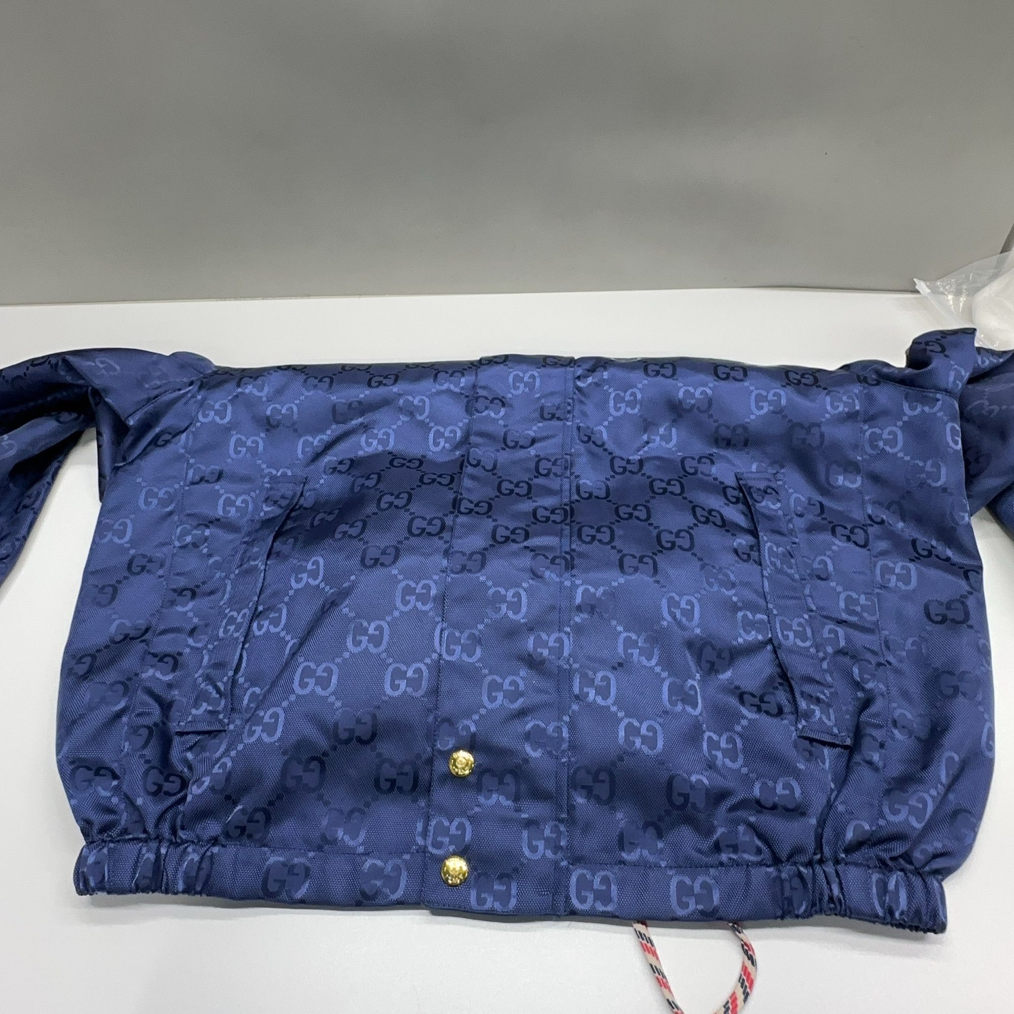 Gucci Gucci Monogram Hooded Jacket Blue Size S Size US S / EU 44-46 / 1 - 9 Thumbnail