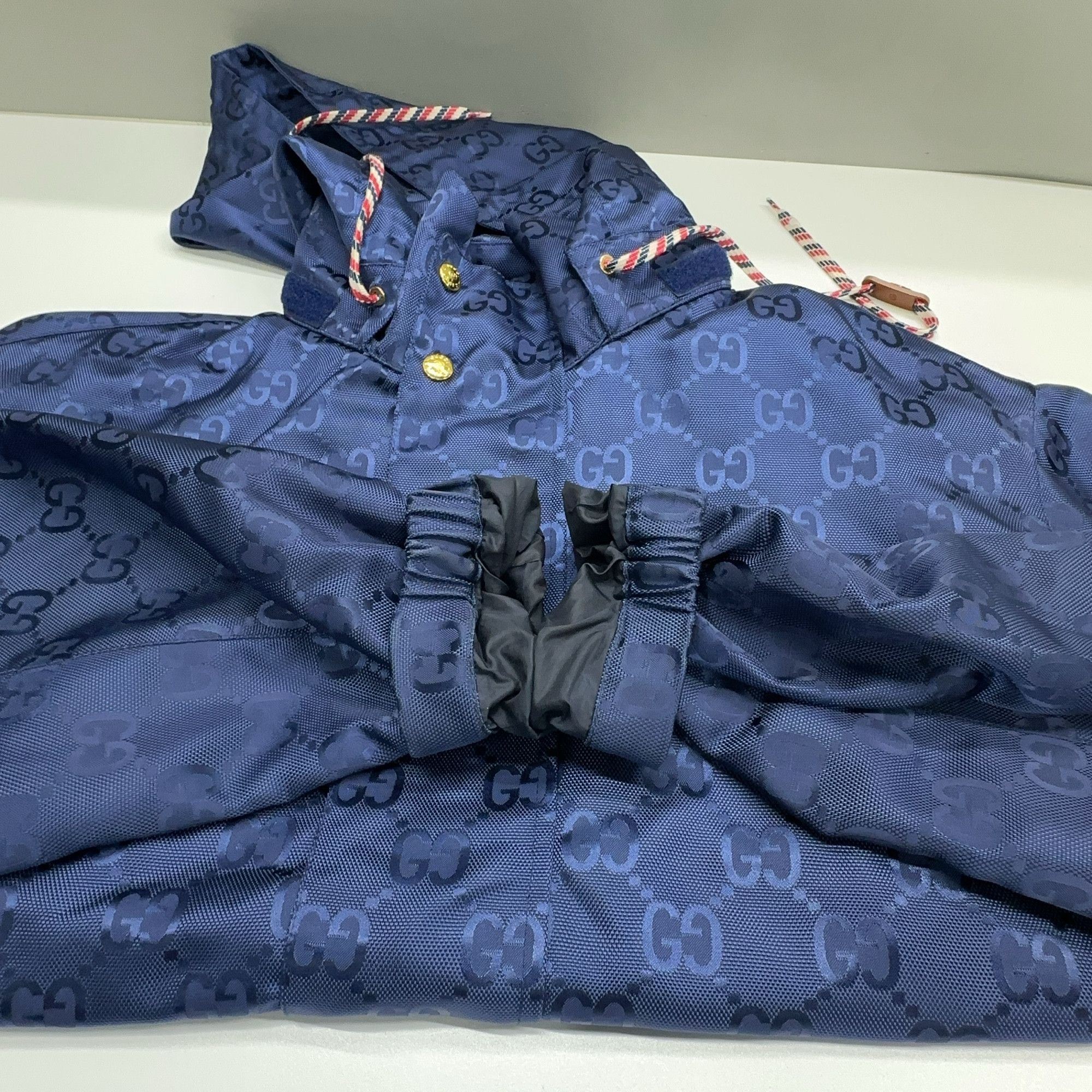 Gucci Gucci Monogram Hooded Jacket Blue Size S Size US S / EU 44-46 / 1 - 12 Thumbnail