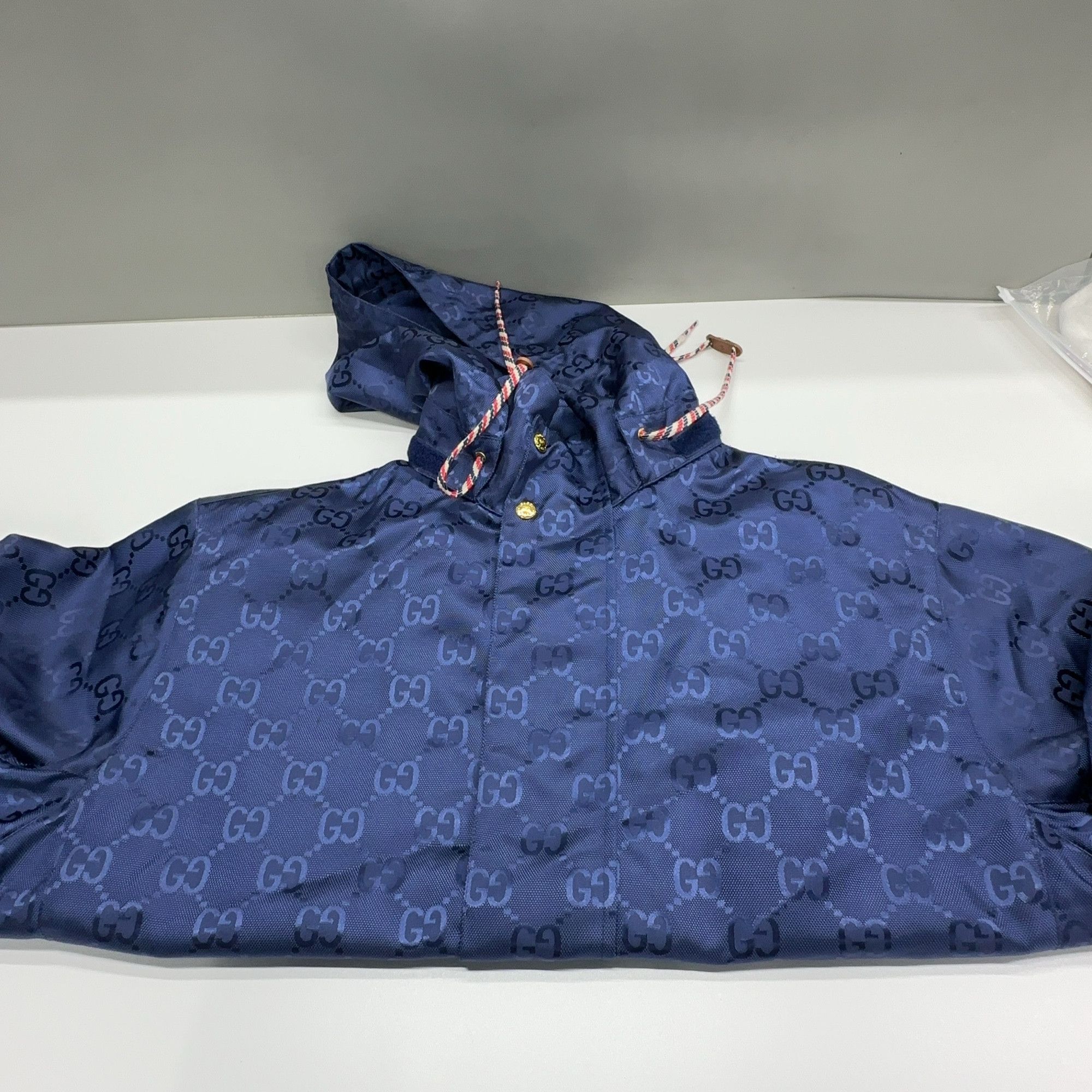 Gucci Gucci Monogram Hooded Jacket Blue Size S Size US S / EU 44-46 / 1 - 7 Thumbnail