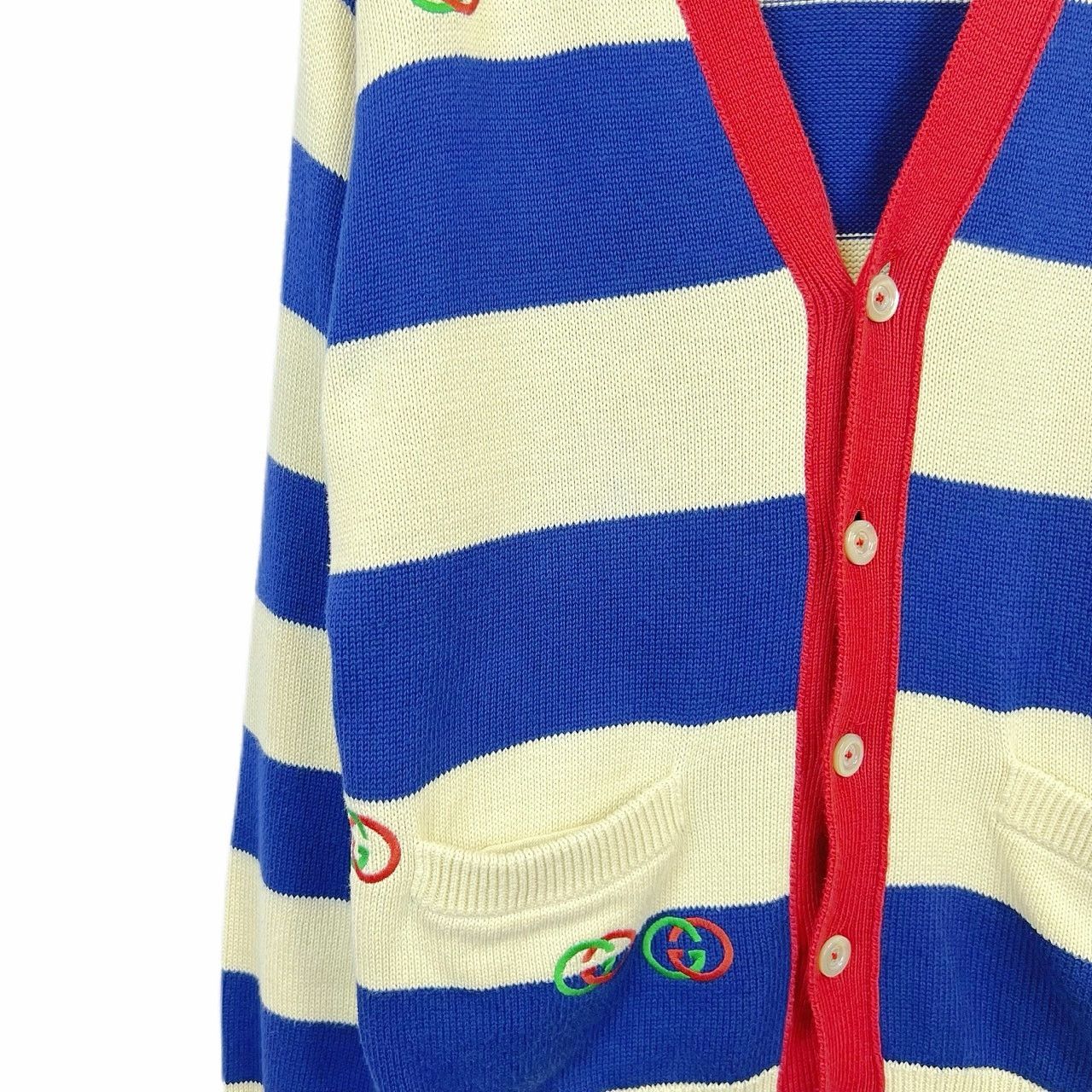 Gucci Gucci Striped Logo Cardigan Size S Size S / US 4 / IT 40 - 6 Thumbnail
